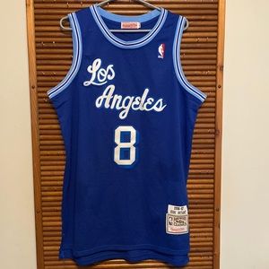 Men's Los Angeles Lakers Kobe Bryant Mitchell Ness Blue 1996-97 HWC Pro Jersey